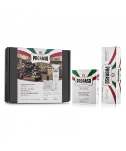Zestaw do golenia Proraso Duo Pack Tube + Balm Sensitive
