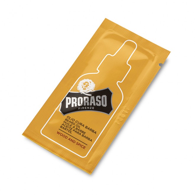 Tester olejku do brody Proraso Wood and Spice Beard Oil 3 ml