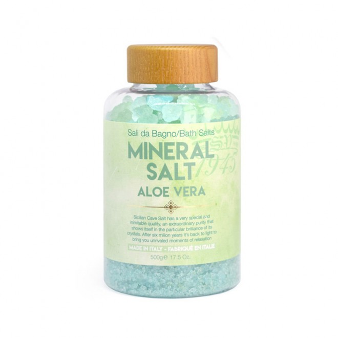 Sól do kąpieli Saponificio Varesino Mineral Salt Aloe Vera 500 g