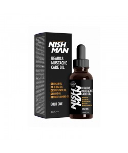 Olejek do brody Nishman Beard & Moustache Care Oil Gold One 30 ml