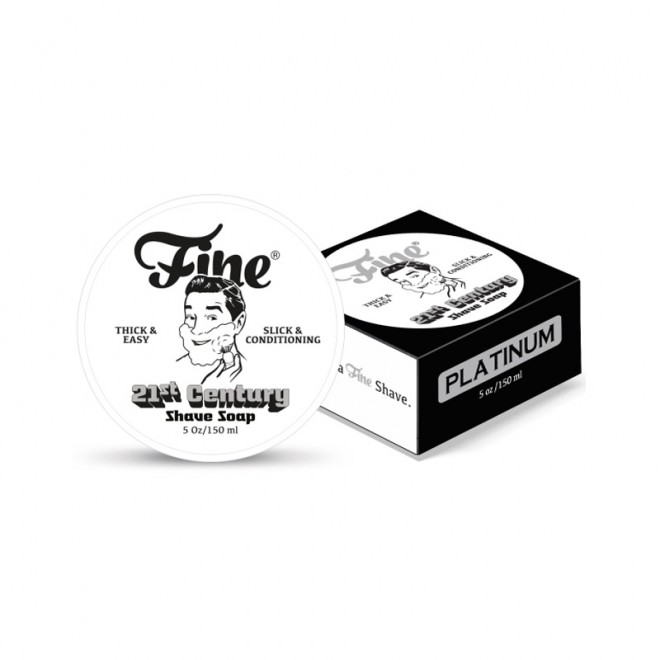 Mydło do golenia Fine Classic Shaving Soap - Platinum - NEW Formula 150 ml