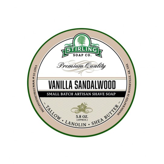 Mydło Do Golenia Stirling Shaving Soap Vanilla Sandalwood 170ml