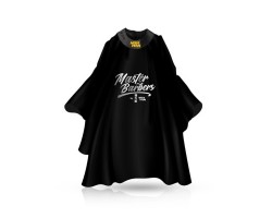 Peleryna fryzjerska Nishman Barber One Cape Black Czarna