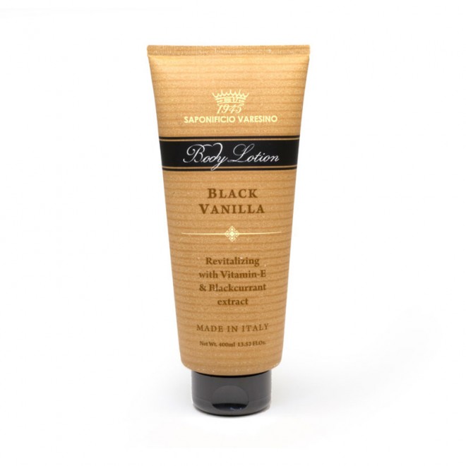 Balsam do ciała Saponificio Varesino Body Lotion Black Vanilla 400 ml