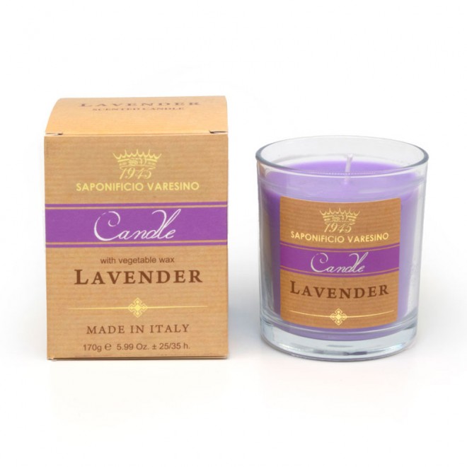 Świeca zapachowa Saponificio Varesino Candle Lavender 170 g