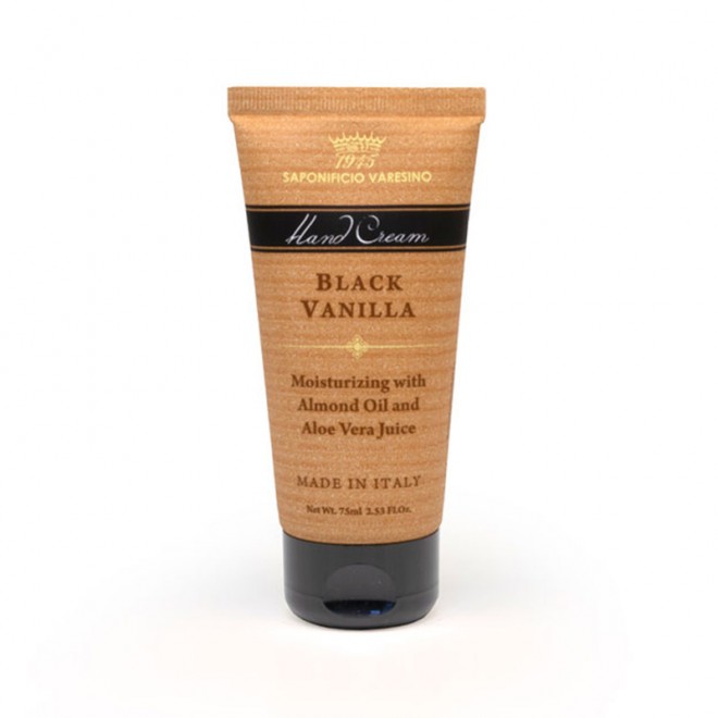 Krem do rąk Saponificio Varesino Hand Cream Black Vanilla 75 ml