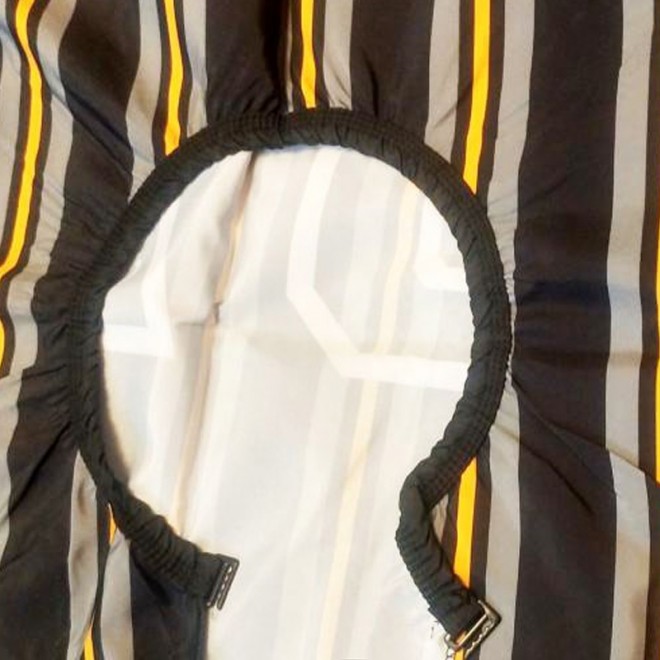 Peleryna fryzjerska Nishman Barber Cape Gold One