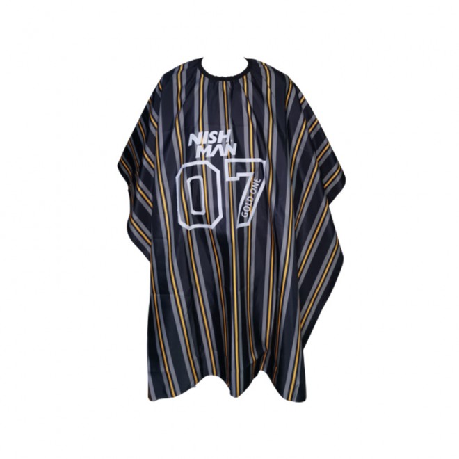 Peleryna fryzjerska Nishman Barber Cape Gold One