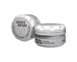 Koloryzujący wosk do włosów Nishman Hair Coloring Wax (light silver) C1 100 ml
