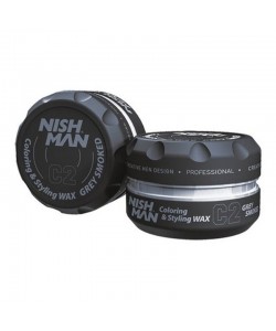 Koloryzujący wosk do włosów Nishman Hair Coloring Wax (grey smoked) C2 100 ml