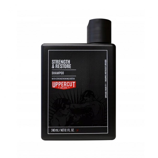 Szampon do włosów wzmacniający Uppercut Deluxe Strength & Restore 240ml