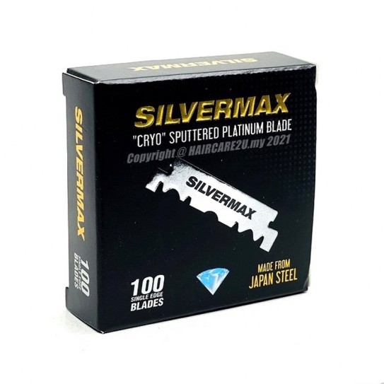 Połówki żyletek Silvermax 100 Single Edge Platinum Razor Blades 100 szt