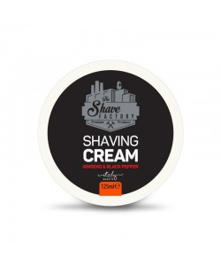 Krem do golenia The Shave Factory Ginseng & Black Pepper Shaving Cream 125 ml