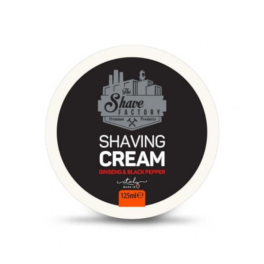 Krem do golenia The Shave Factory Ginseng & Black Pepper Shaving Cream 125 ml