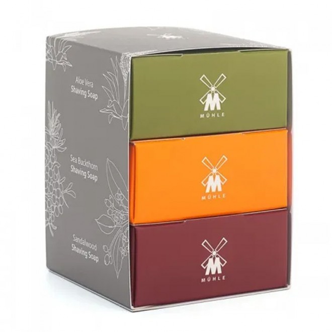 Zestaw mydeł do golenia Muhle RS TRIO 3*65 g