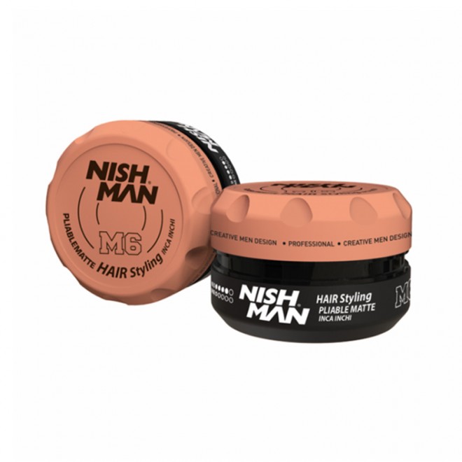 Matowy wosk do stylizacji włosów Nishman Hair Styling Wax M6 100 ml