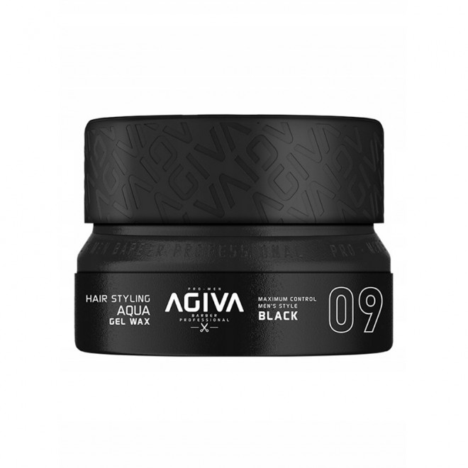 Żel do włosów Agiva Hair Aqua gel wax 09 black 155ml