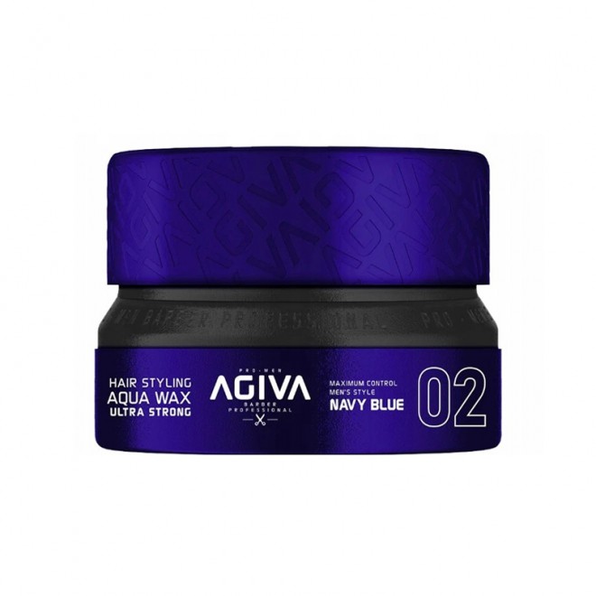 Wosk do włosów Agiva Hair Aqua wax ultra strong 02 navy blu 155ml