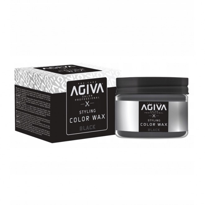 Wosk koloryzujący do włosów Agiva Hair Color Wax BLACK 120ml
