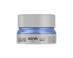 Glinka-wosk do stylizacji włosów Agiva Hair wax clay natural look 06 white 155ml