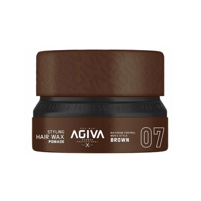 Wosk-pomada do stylizacji włosów Agiva Hair wax pomade 07 brown 155ml