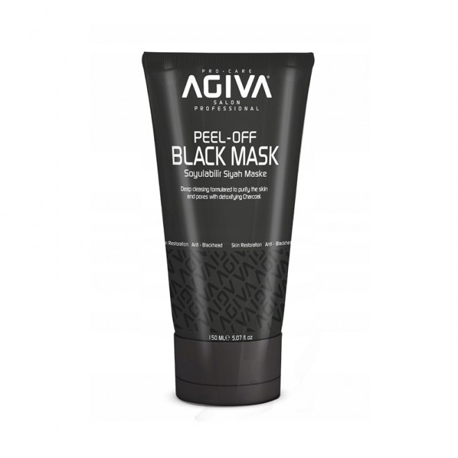 Czarna maska do twarzy Agiva Mask peel-off BLACK 150ml tube