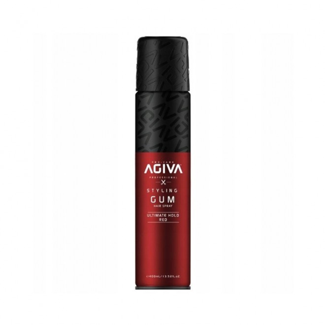 Lakier do włosów Agiva lakier Gum RED 400ml