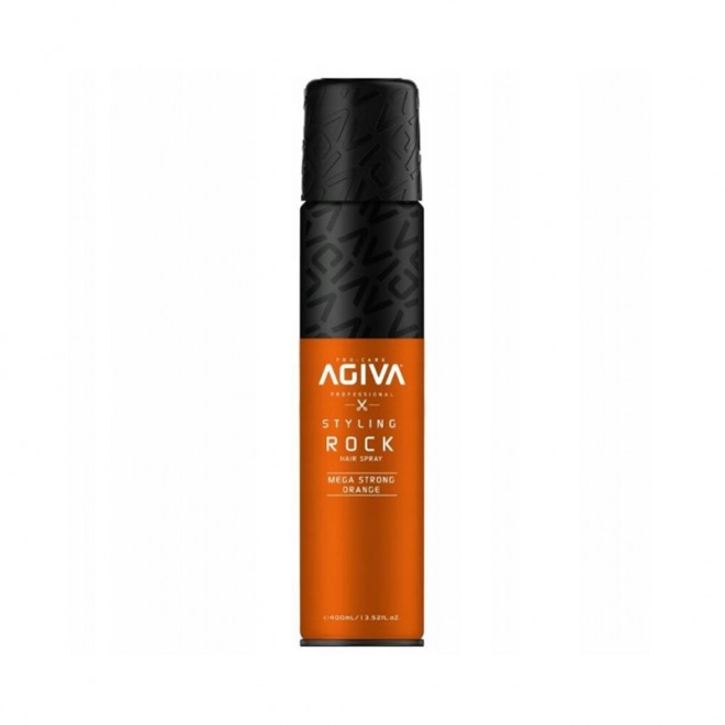 Lakier do włosów Agiva lakier Rock  ORANGE 400ml