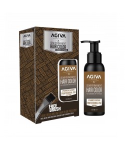 Farba do włosów i brody brązowa Agiva semi permanent hair COLOR BROWN 125ml