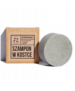 Szampon do włosów w kostce detoksykujący Cztery Szpaki 75ml