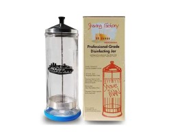 Szklany pojemnik do sterylizacji The Shave Factory Disinfecting Jar 600 ml