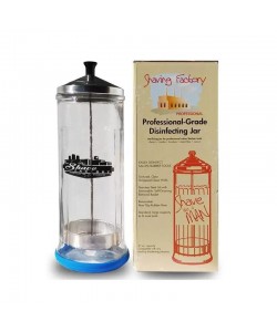 Szklany pojemnik do sterylizacji The Shave Factory Disinfecting Jar 600 ml