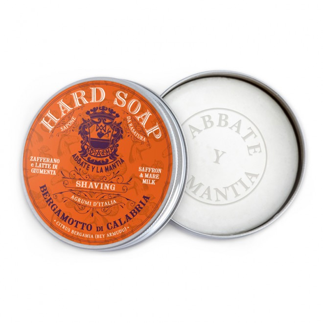 Mydło do golenia Abbate Y La Mantia Bergamotto Di Calabria Hard Shaving Soap 80 g