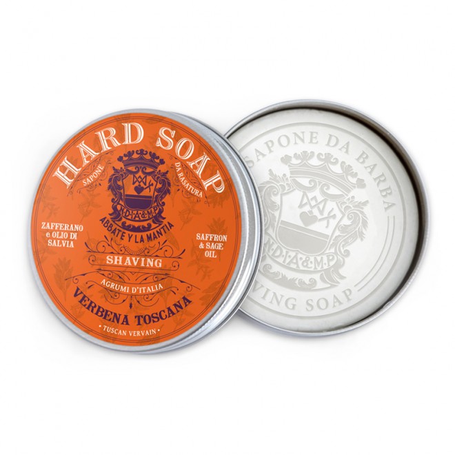 Mydło do golenia Abbate Y La Mantia Verbena Toscana Hard Shaving Soap 150 g