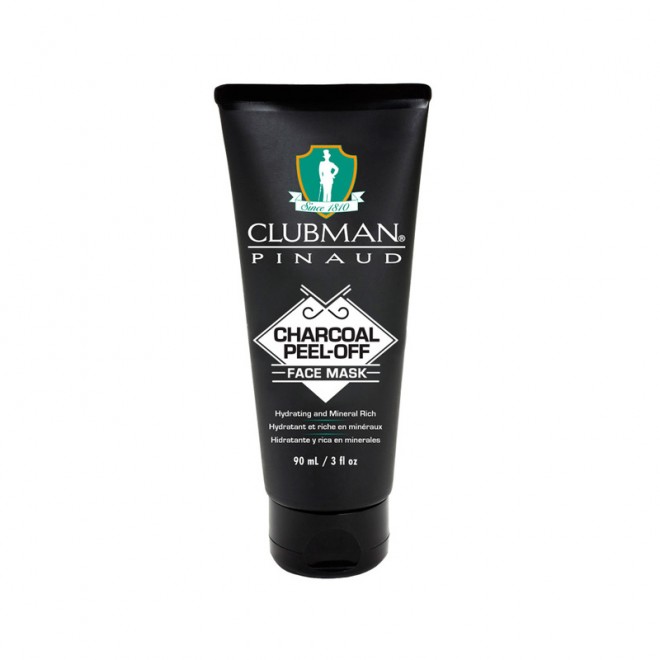 Czarna maska ​​na twarz Clubman Pinaud Charcoal Peel-Off Face Mask 90 ml