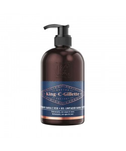 Żel do mycia twarzy i brody King C Gilette Beard & Face Wash 350 ml