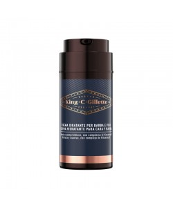 Nawilżający krem ​​do twarzy i brody King C Gilette Face & Stubble Moisturizer 100 ml
