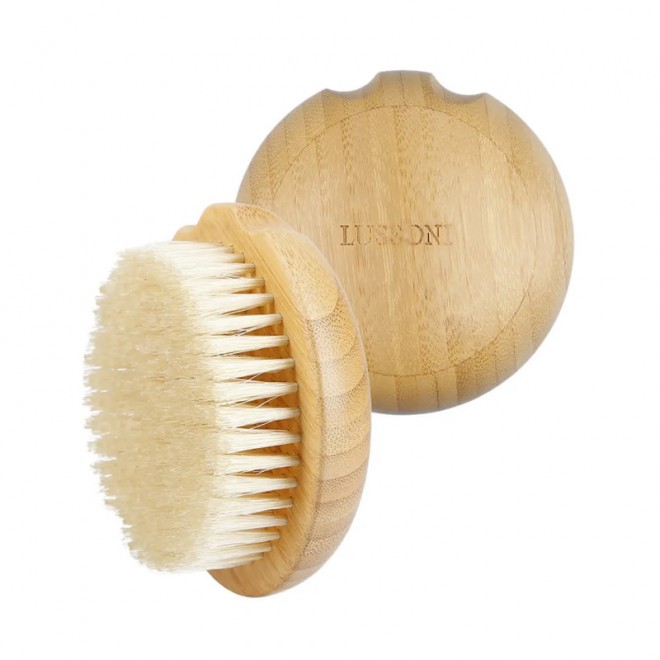 Szczotka do ciała Lussoni Natural Bamboo Body Brush