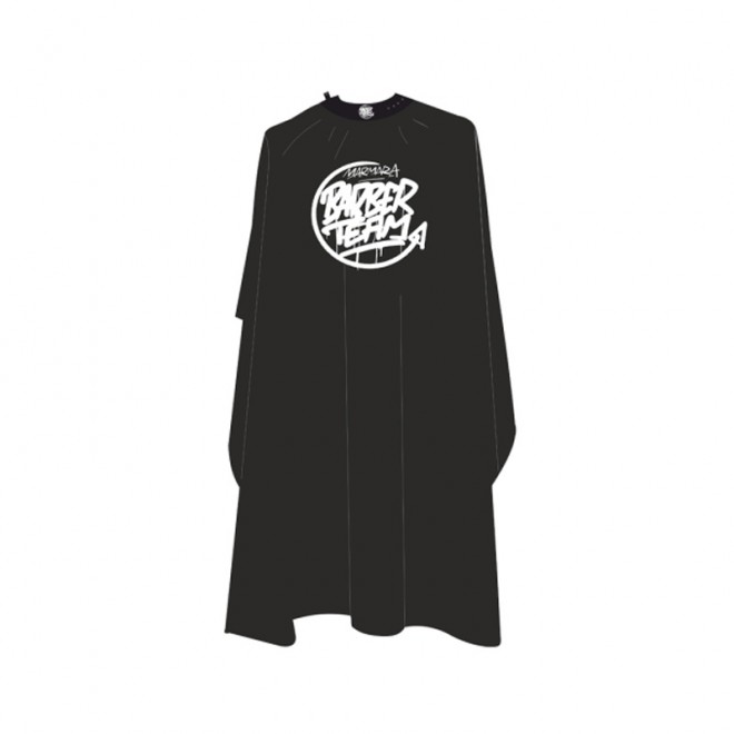 Peleryna fryzjerska Marmara Barber Cape Team Pro Black