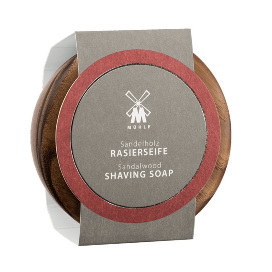 Mydło do golenia w drewnianym tyglu Muhle Sandalwood Shaving Soap 65 g