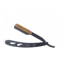 Brzytwa do golenia na żyletki szawetka Nisman Metalowa Barber Razor Black & Gold