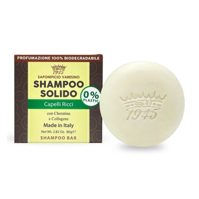 Szampon do włosów w kostce Saponificio Varesino Shampoo Solido Capelli Ricci 80 g