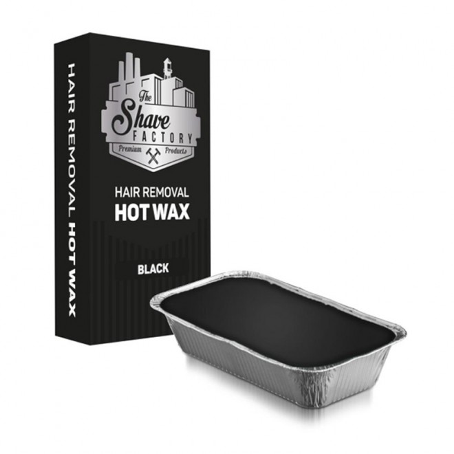Wosk do depilacji The Shave Factory Hard Wax Black 500 g