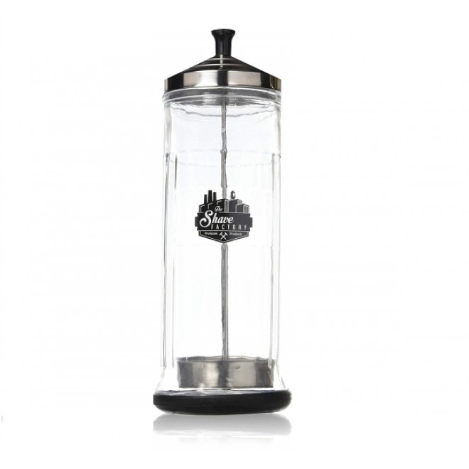 Szklany pojemnik do sterylizacji The Shave Factory Disinfecting Jar 1100 ml