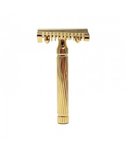 Maszynka do golenia Fatip Piccolo Storto Original Open Comb Gold 42153