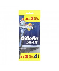 Maszynki jednorazowe Gillette Blue 3 Smooth 6 szt.