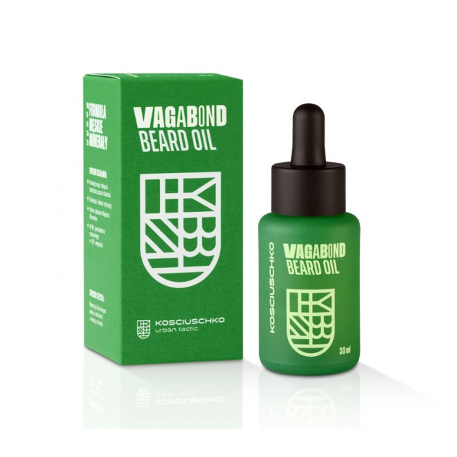 Olejek do brody Kosciushko Vagabond Beard Oil 30 ml