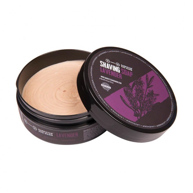 Mydło do golenia Barrister And Mann Shaving Soap Lavender 118 ml