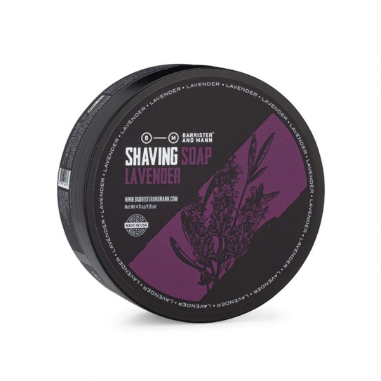Mydło do golenia Barrister And Mann Shaving Soap Lavender 118 ml