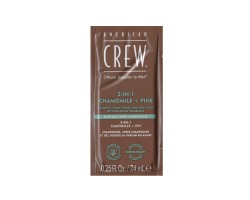 Szampon (3 w 1) American Crew Shampoo Conditioner and Body Wash Chamomile Pine 7.4 ml